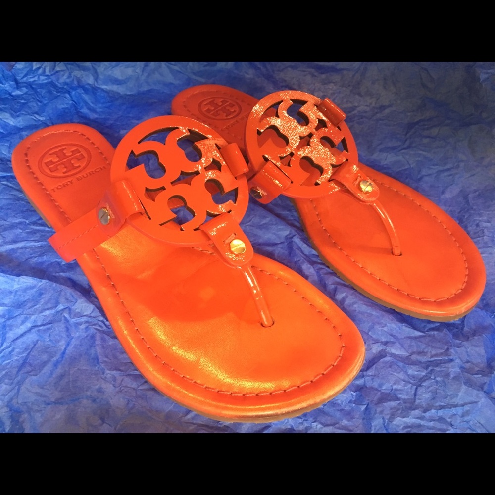 SOLDAuthentic nearly-new Tory Burch Miller sandals