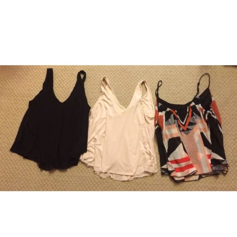 LOT OF 3!  Express Flair Tank Tops!  All size S/P