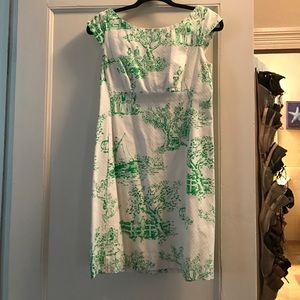 Lilly Pulitzer White Toile dress