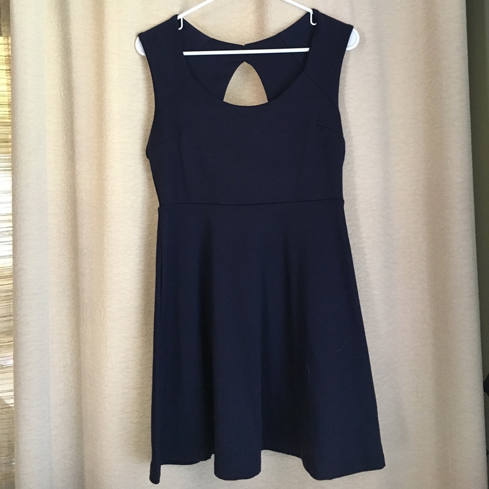 Navy Short Dress