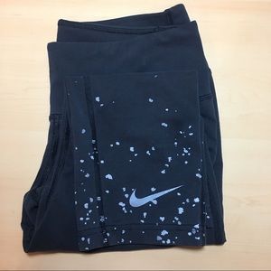 Nike capris with dots