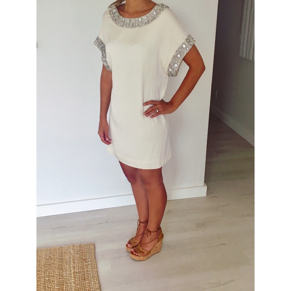 Alice + Olivia Beaded Neck & Cuff Dress NWT✨✨ - Picture 2 of 8