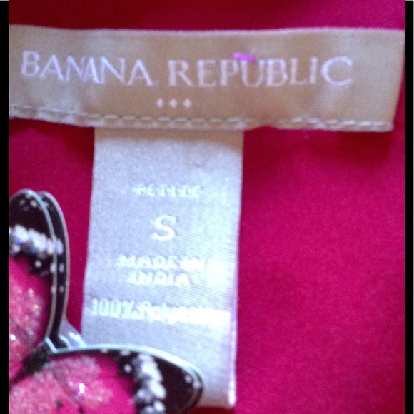 BANANA REPUBLIC LONG SLEEVE BUTTON FRONT BLOUSE - Picture 6 of 7