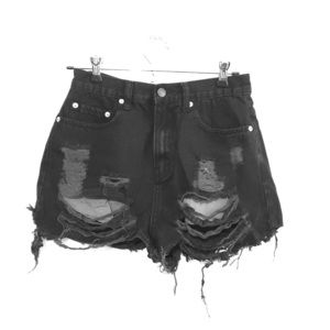 Akira High Waisted distressed shorts