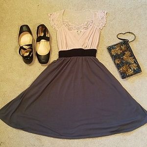 Speechless Two Tone Cotton Dress