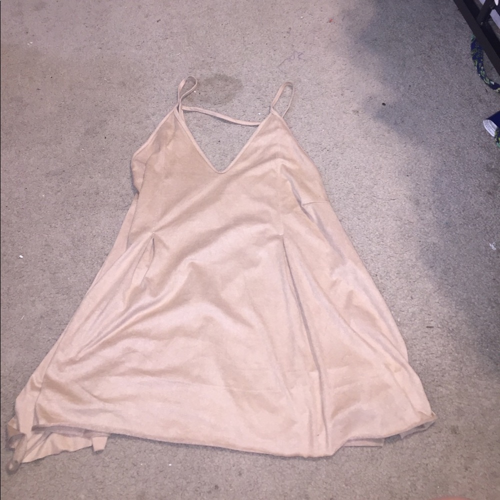 Suede tank top