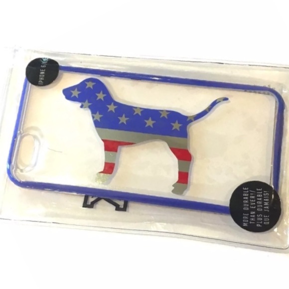 Last one! FIRM iPhone 6/6S Case Patriotic Dog New - Picture 2 of 3