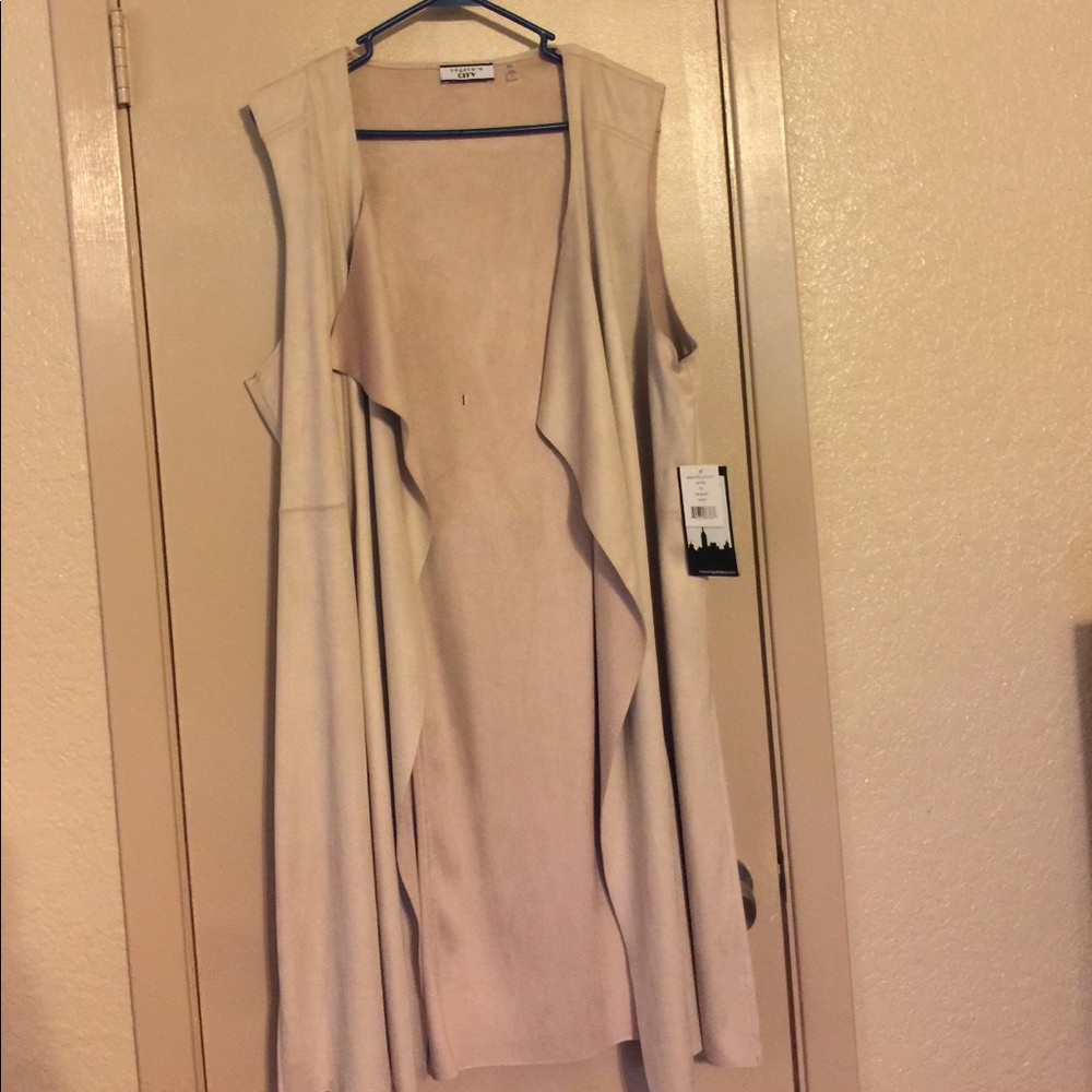 Solid Tan Vest