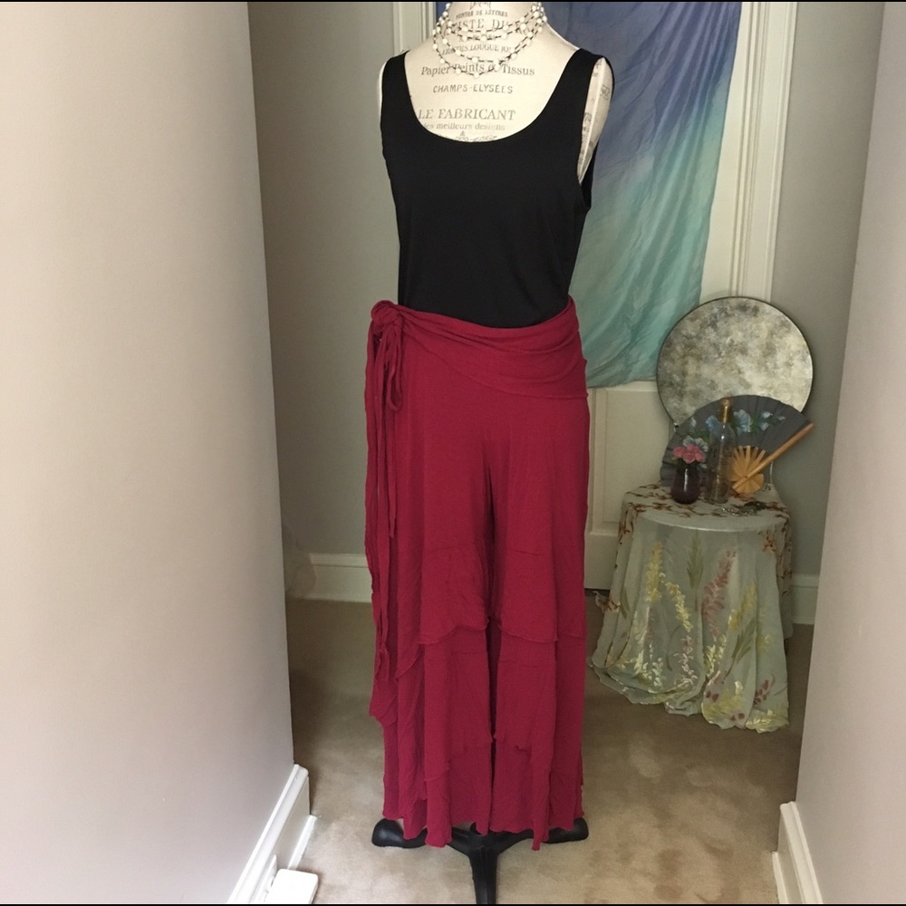 🚫Donated🌪🚫Warm Rose Indian Boho Chic Pants