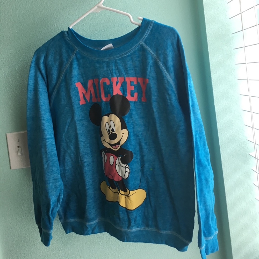 Mickey blue long sleeved top