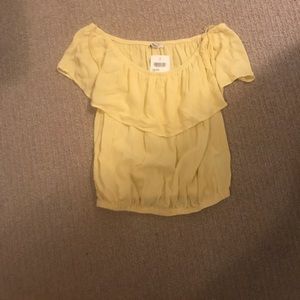 Yellow tube top