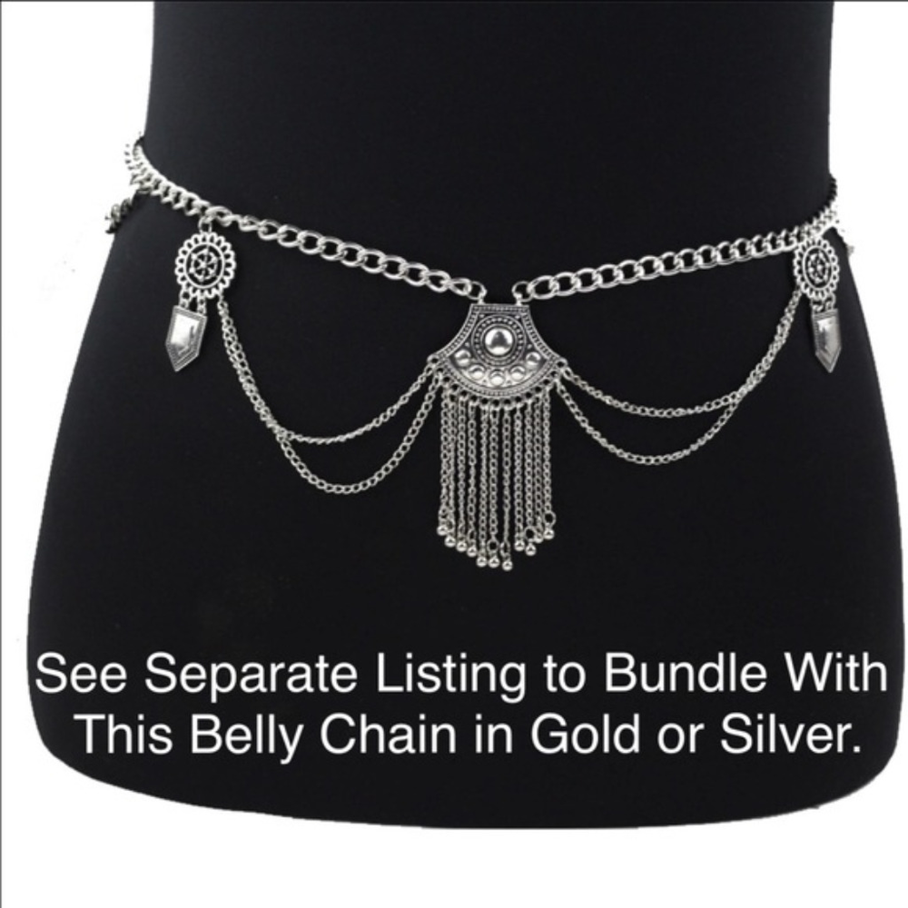 Thigh Chain Boho Turkish Coin Beach Body Jewelry - Picture 5 of 7