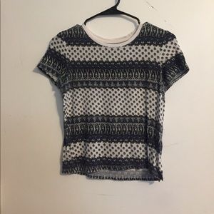 Patterned crop top