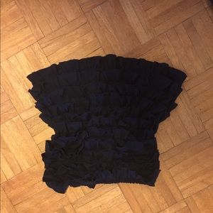 Navy Hollister strapless shirt