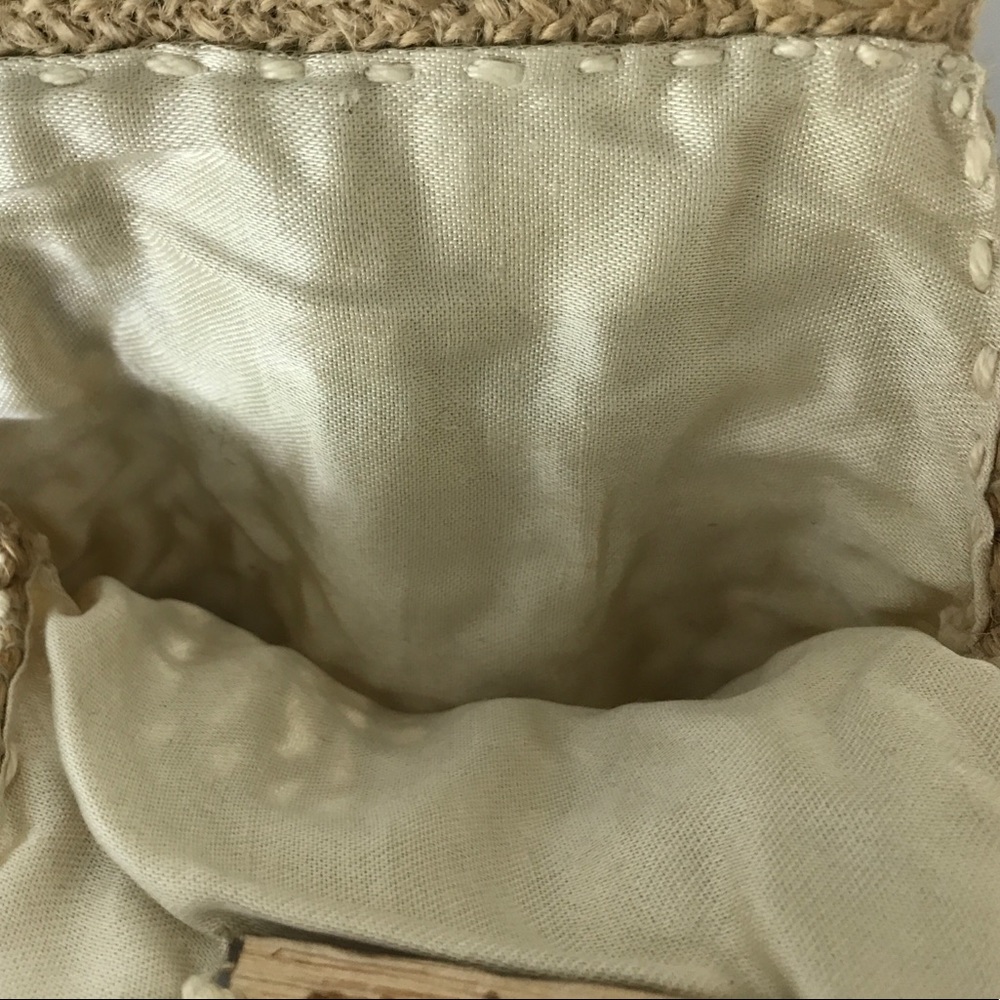 ONE OF A KIND HANDMADE NATURAL BAG.SMALL. BROWN. - Picture 6 of 8