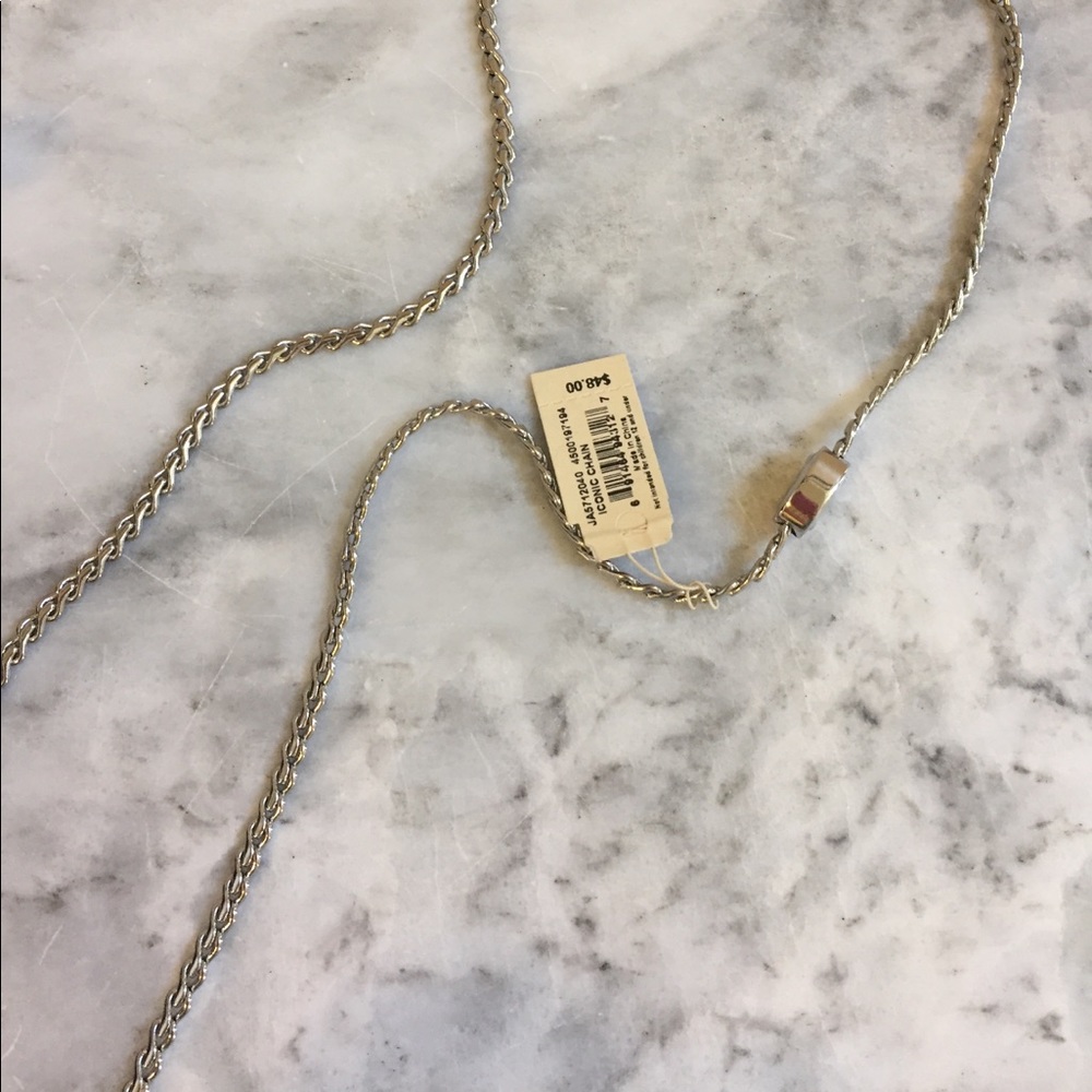Silver color Fossil Iconic chain nwt 13 inches