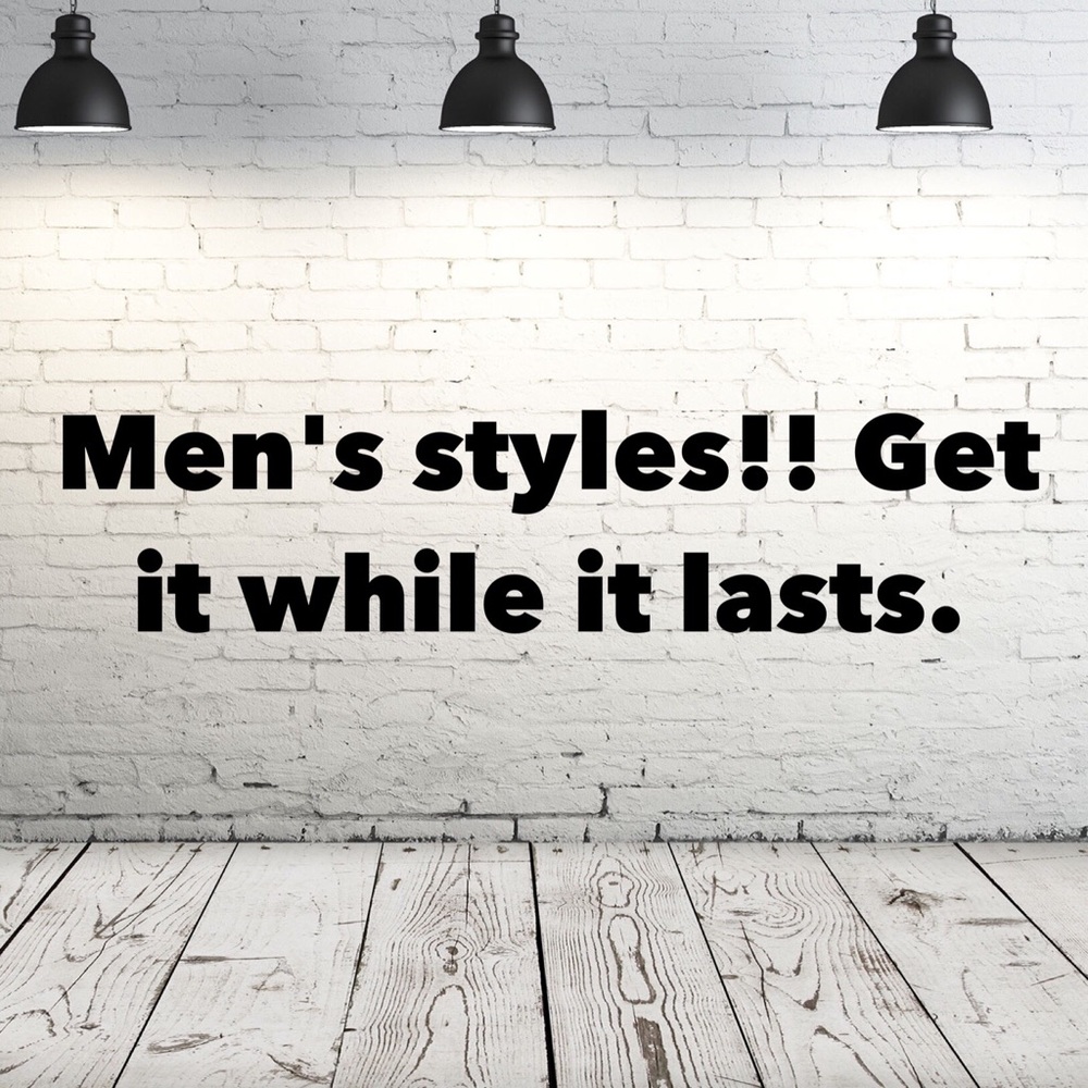 Yes! I have some men's items.