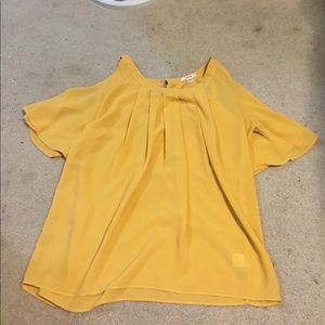 Gold blouse!
