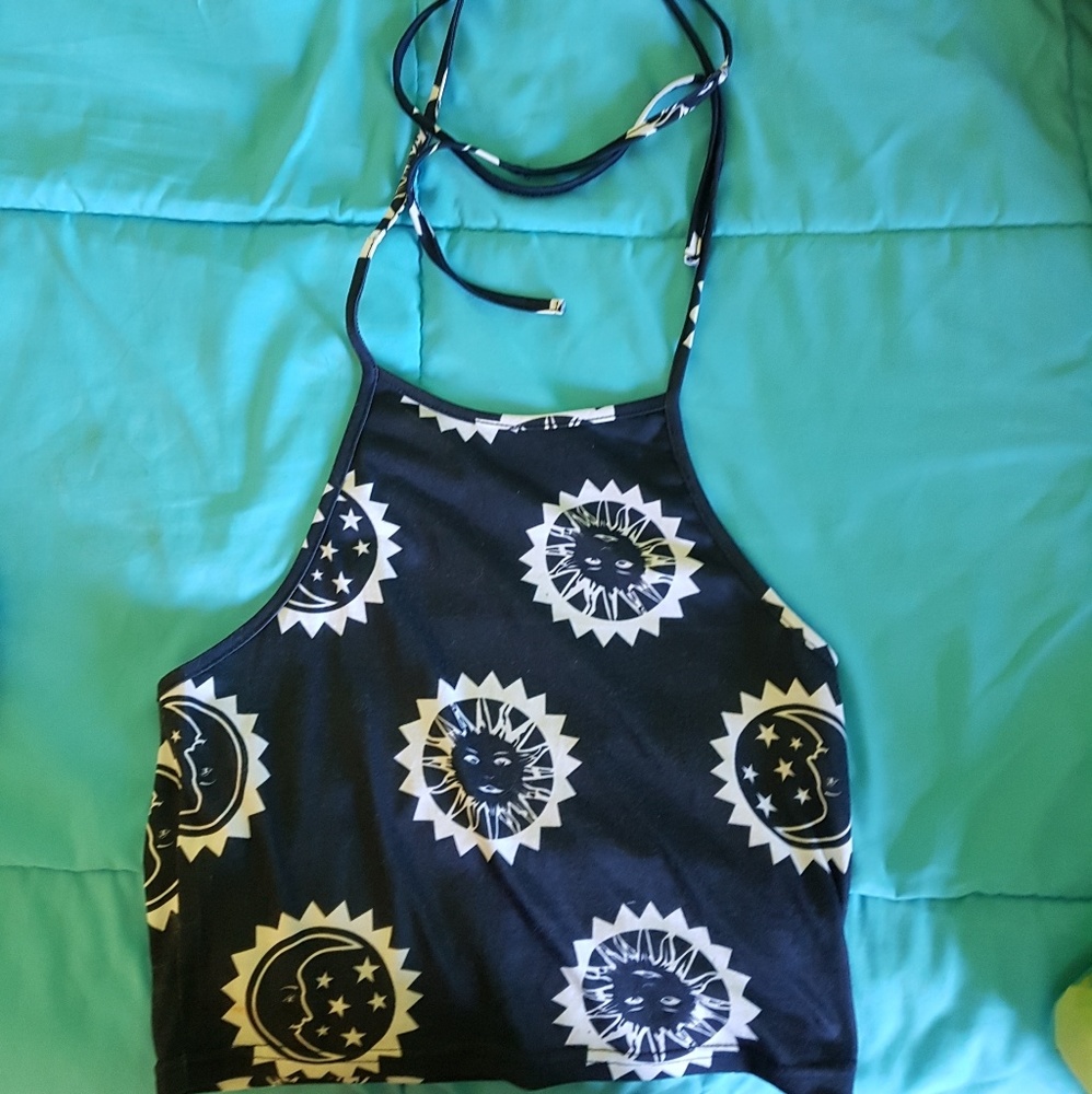 Summer halter crop top