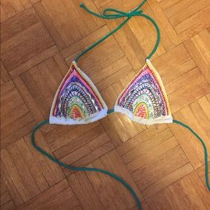 Victoria Secret beaded bikini top