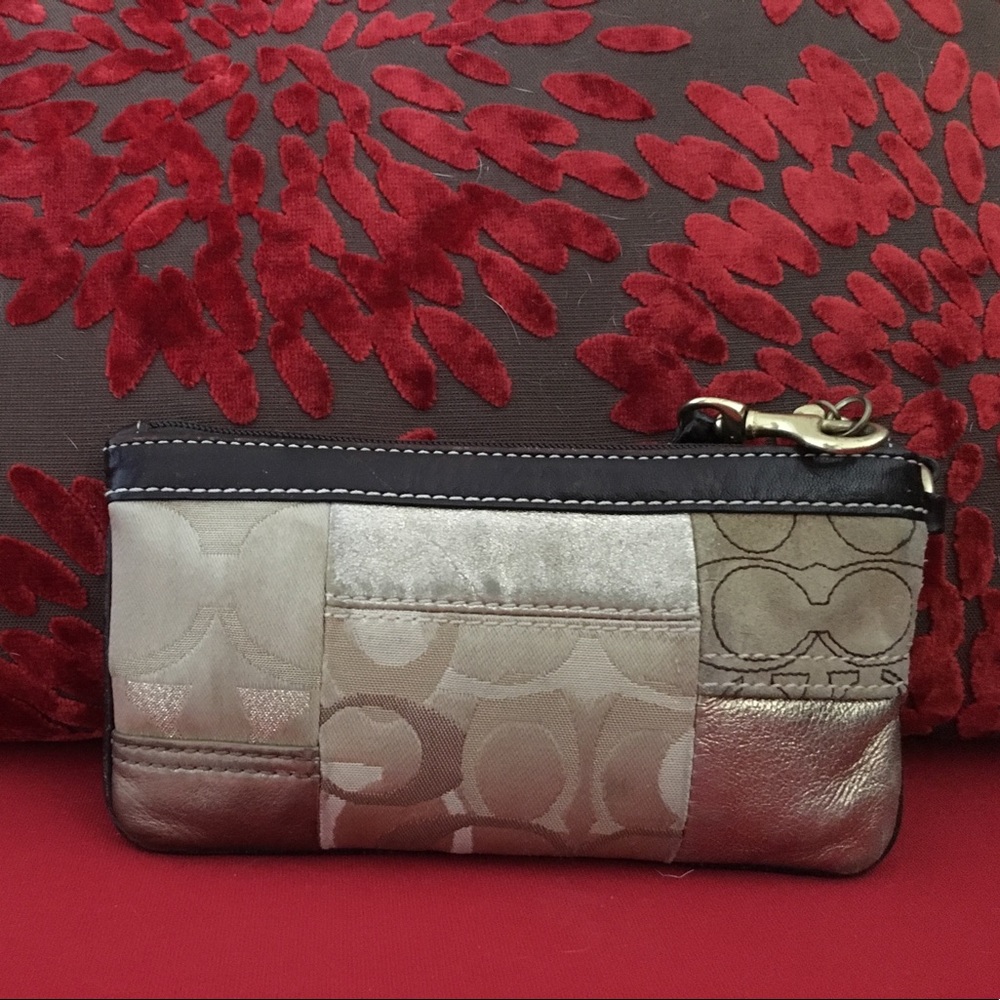 Coach Patchwork Wristlet - image 1