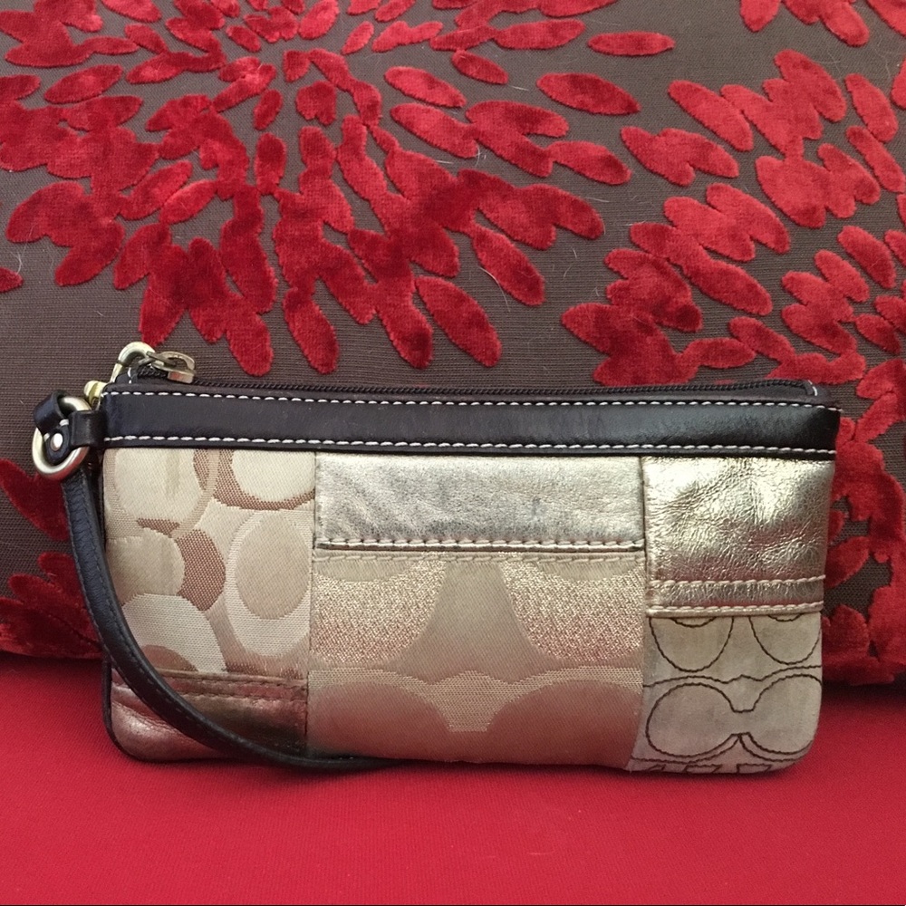 Coach Patchwork Wristlet - image 2
