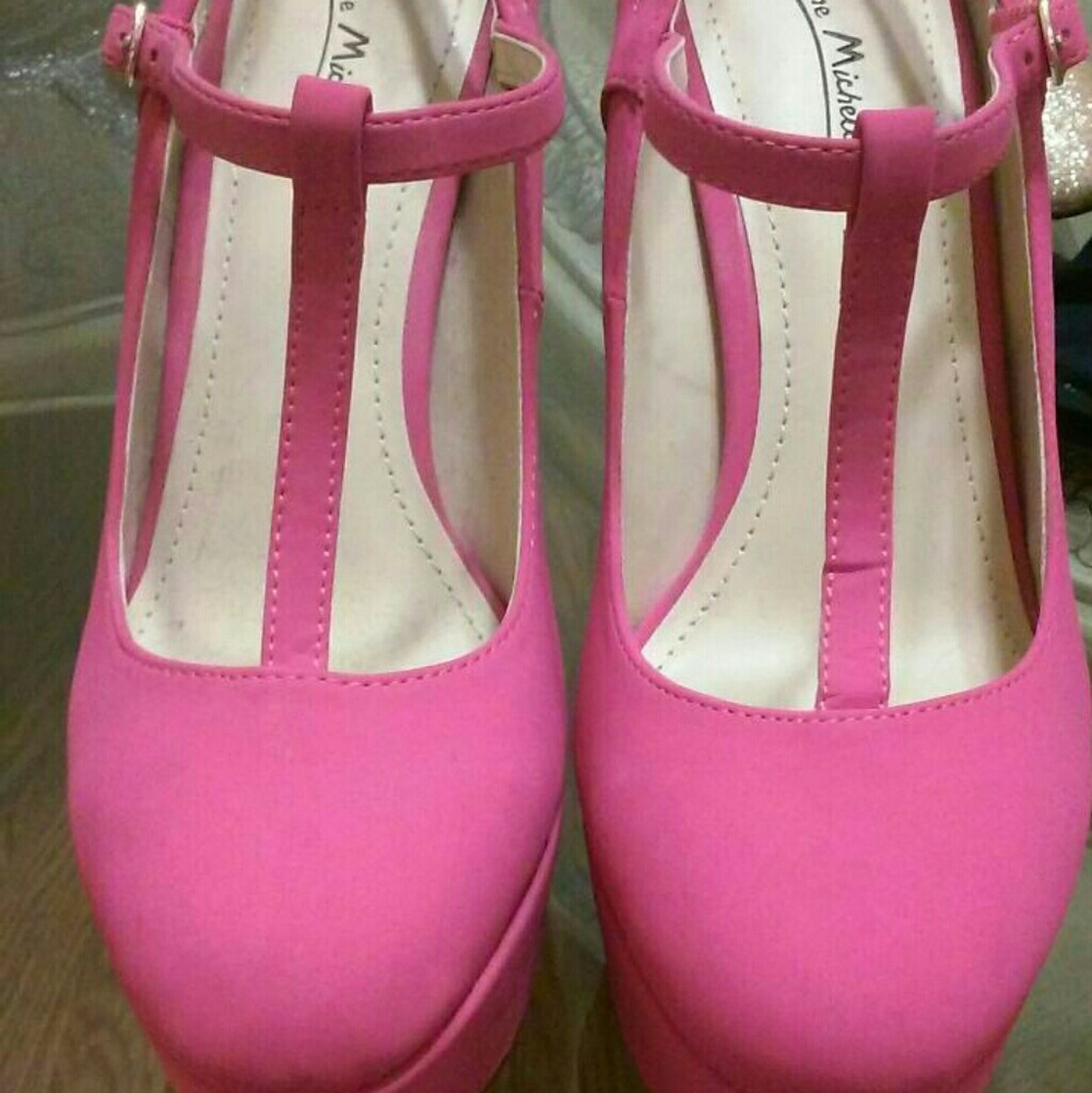 Hot Pink Stilleto Heels