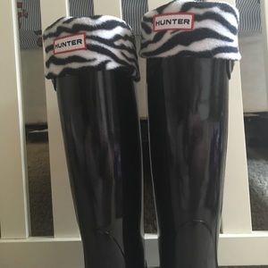 Zebra Hunter boot socks