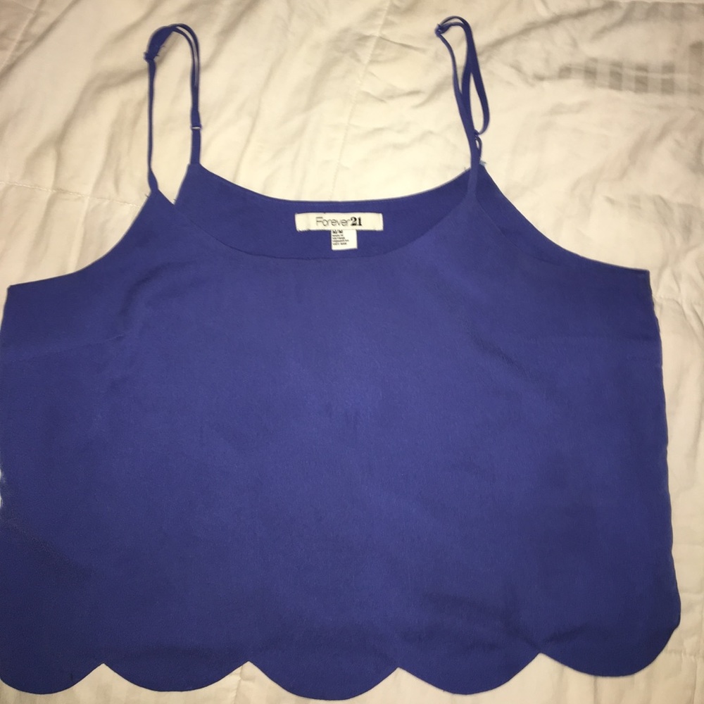Blue tank top