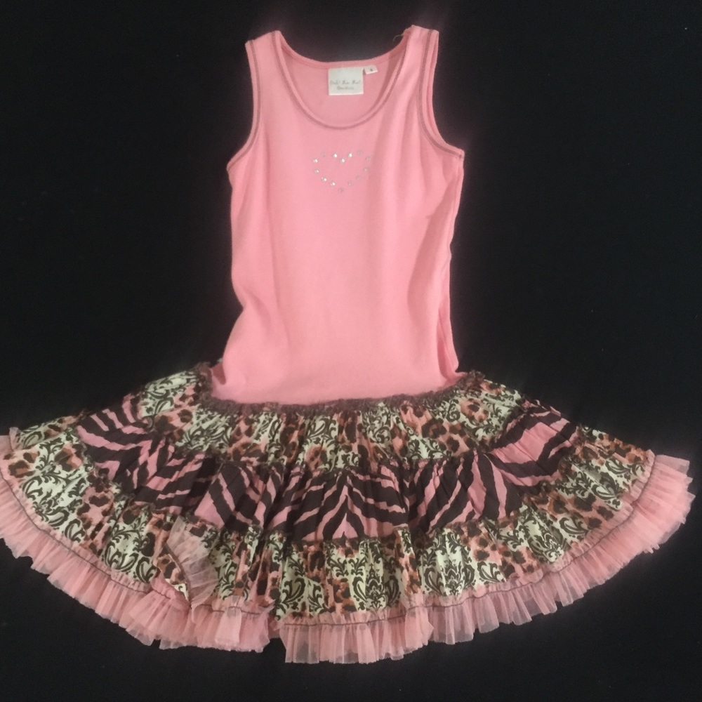Ooh la la couture pink tutu dress SIZE 6