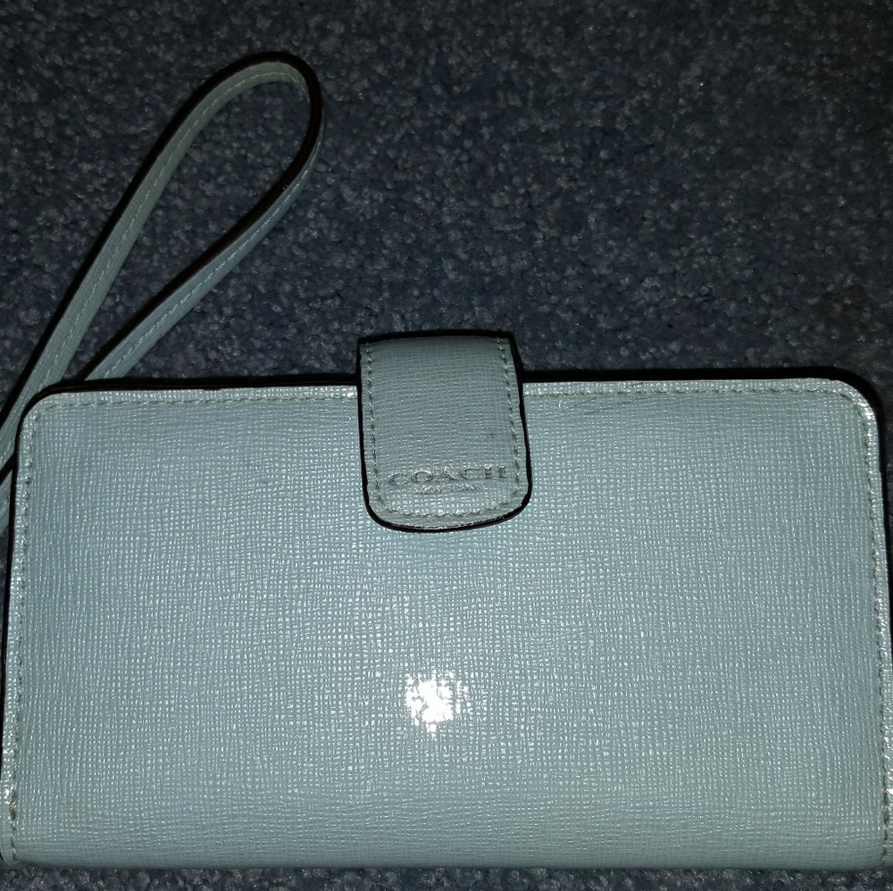 Coach phone wristlet