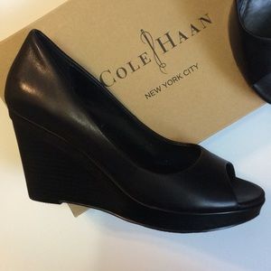 Cole Haan Open Toe Wedges