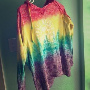 Rainbow space needle jacket