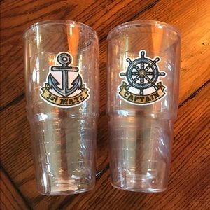 Tervis 24oz Cups "Caption" and "1st Mate"