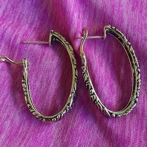Stirling Silver hoop earrings