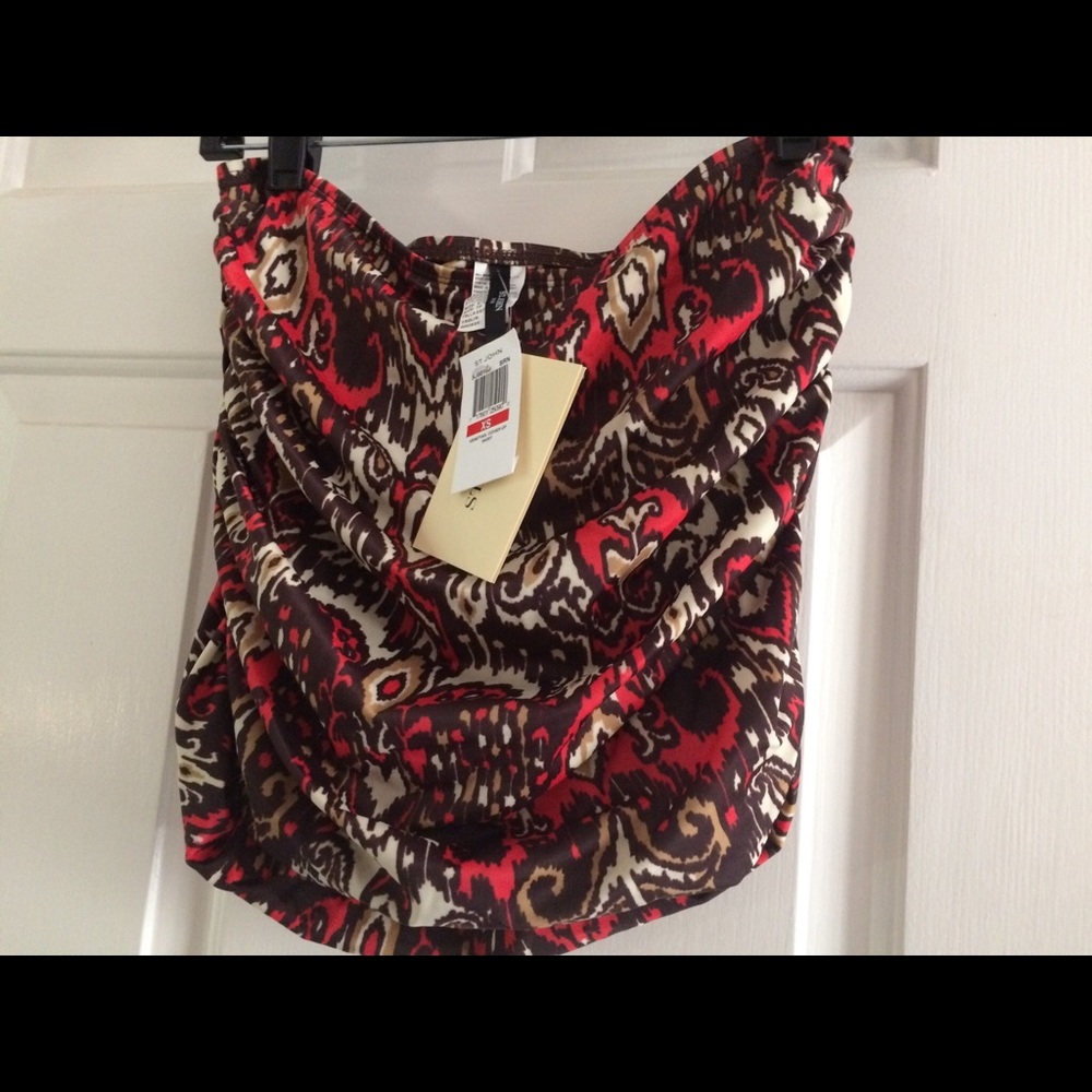 St. John Venetian Cover Up Skirt