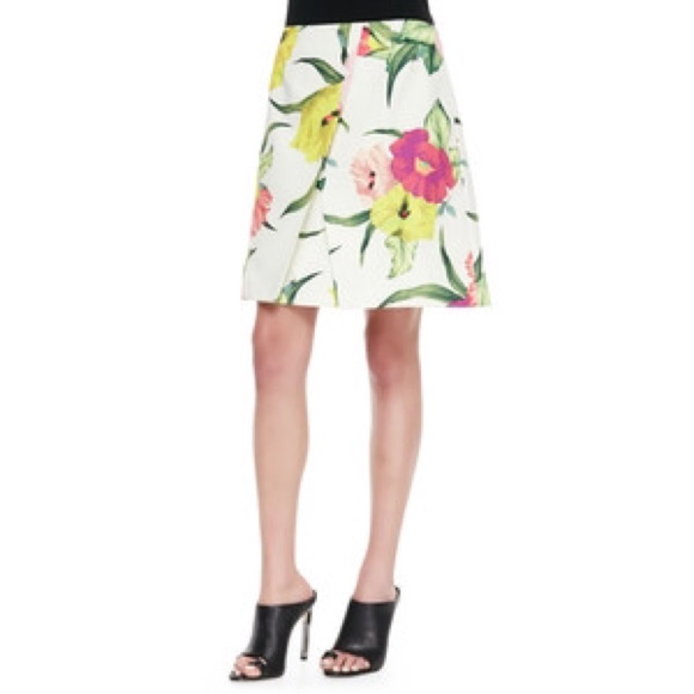Ted baker floral mini skirt