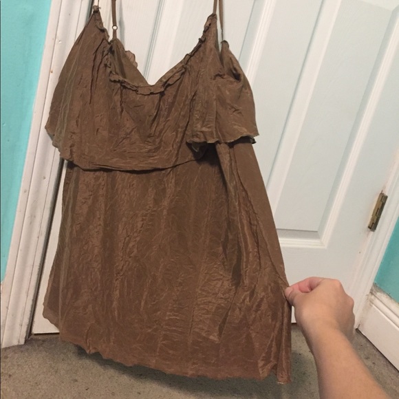 Silk, ruffled tank top! - Picture 1 of 2