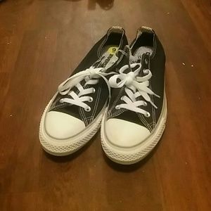 Authentic black and speckled Converse