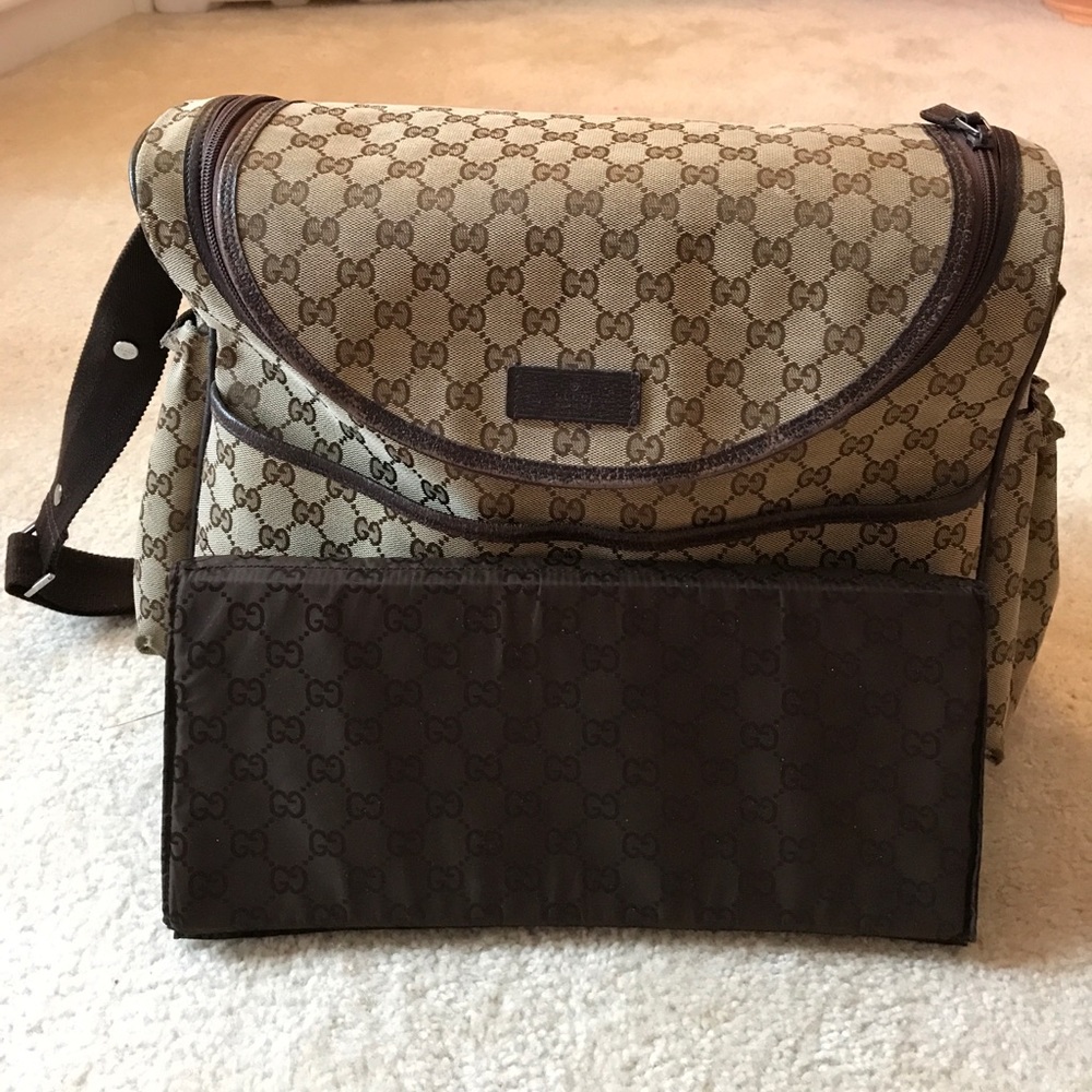 Gucci diaper bag