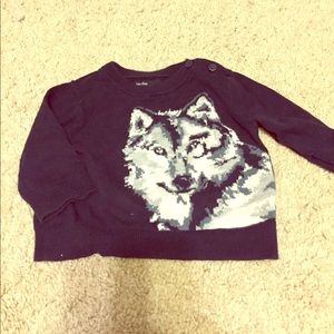 Baby Gap wolf sweater