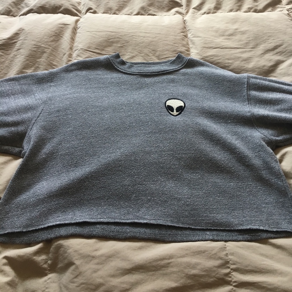Alien crop top sweater