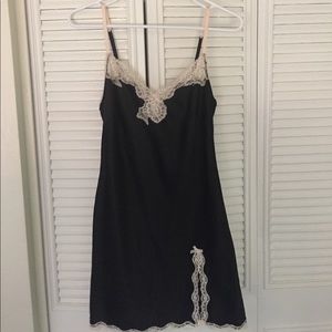 Black satin night gown - Victoria's Secret