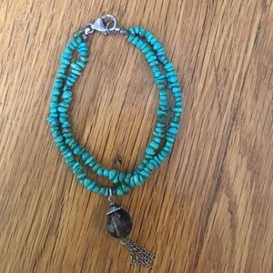 Artisan turquoise bracelet