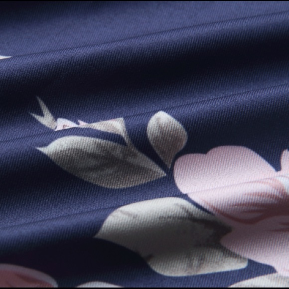 HP💕Floral Off Shoulder Mini Dress With Waistband - Picture 5 of 6