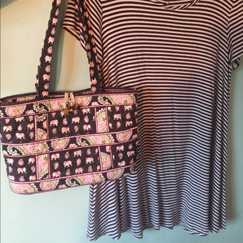 Vera Bradley small shoulder tote
