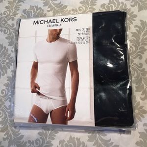 Micheal Kors men's 3 pack Crew Neck Undershirts.