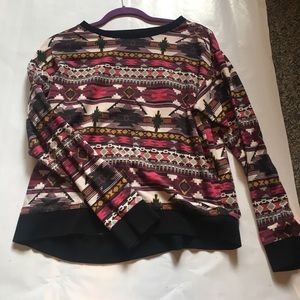 Aztec pattern sweater