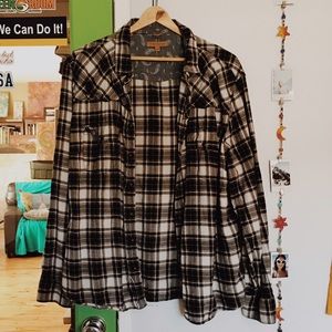 B&W Vintage Flannel