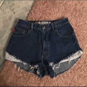 High Waisted Jean Shorts